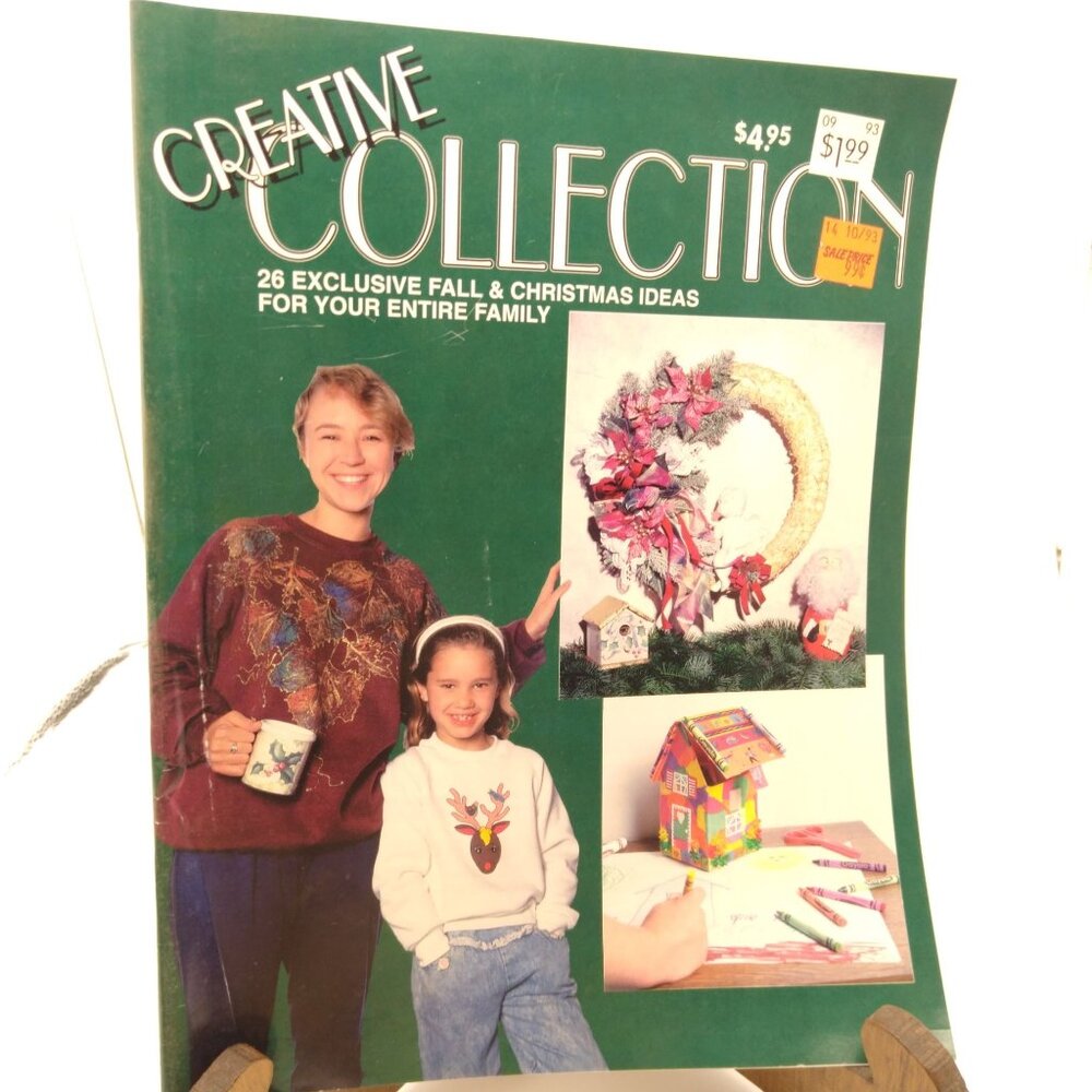 Vintage Craft Patterns, Creative Collection 1993 Fall and Winter Christmas